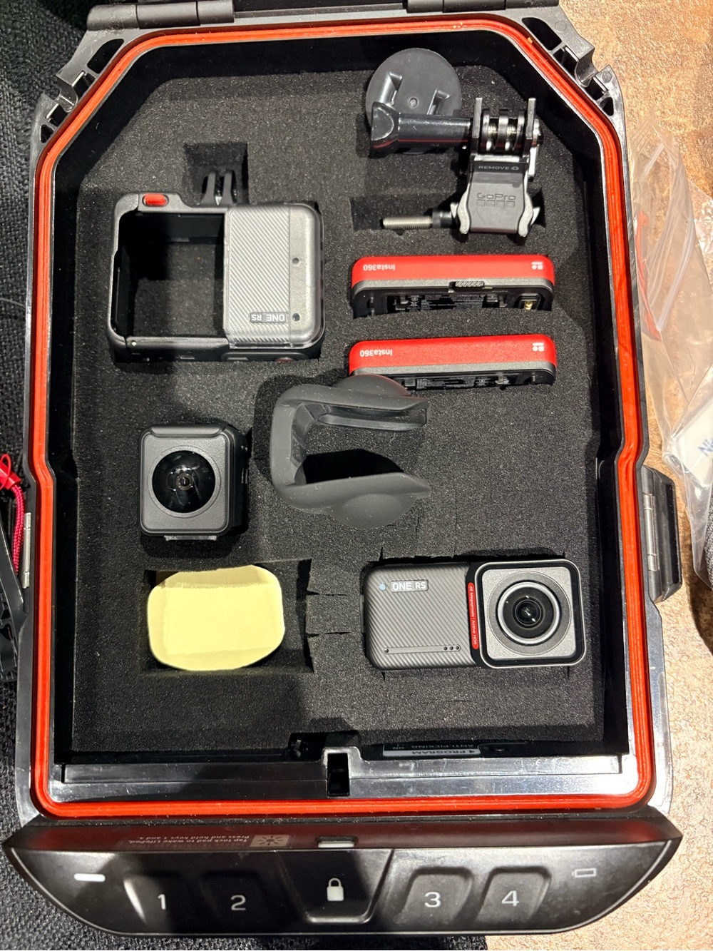 Insta360 ONE RS 4K Action Camera Bundle - Black & Red